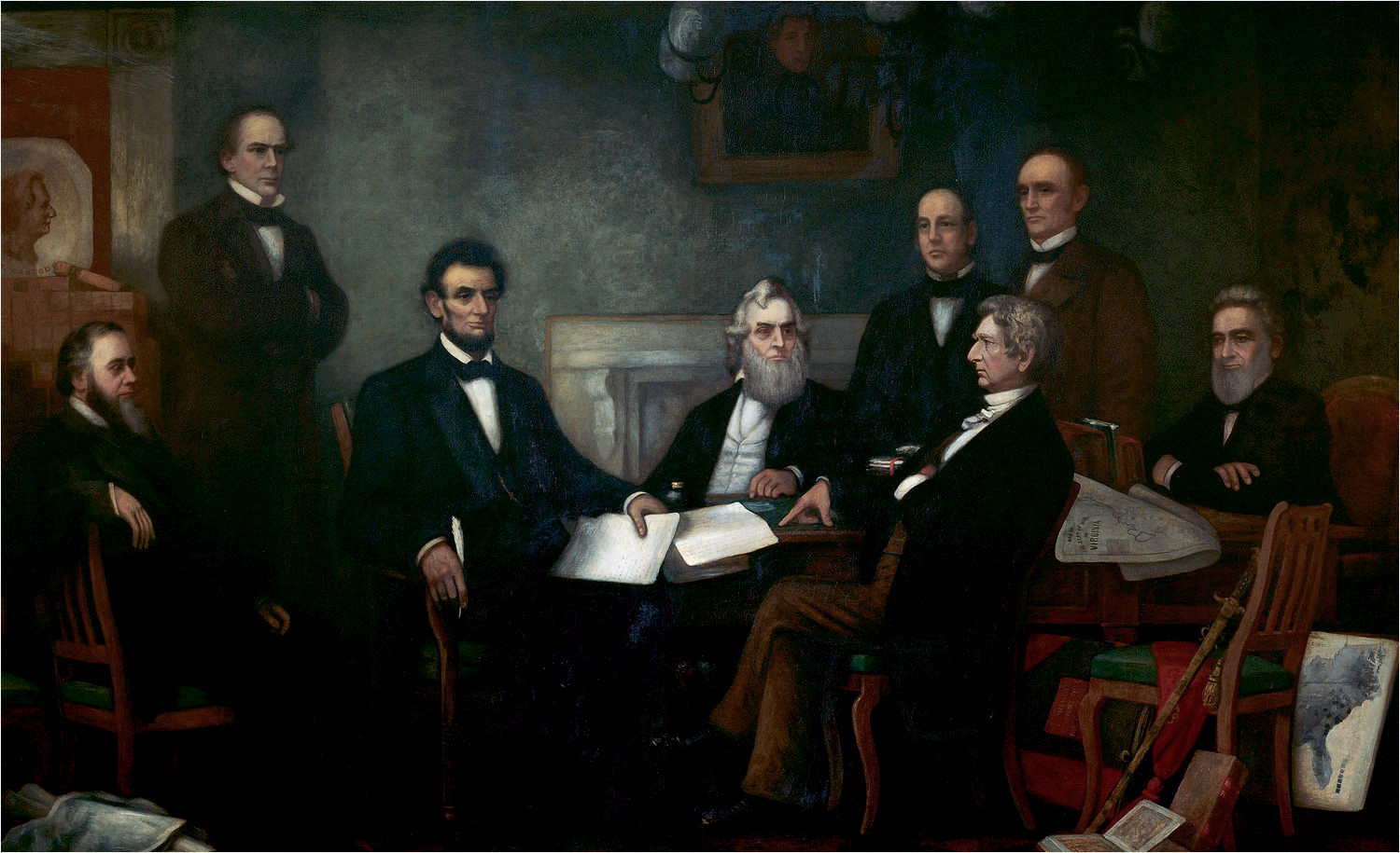 Imagem de referência de Francis Bicknell Carpenter, descrito nos dados abertos como pintor norte-americano