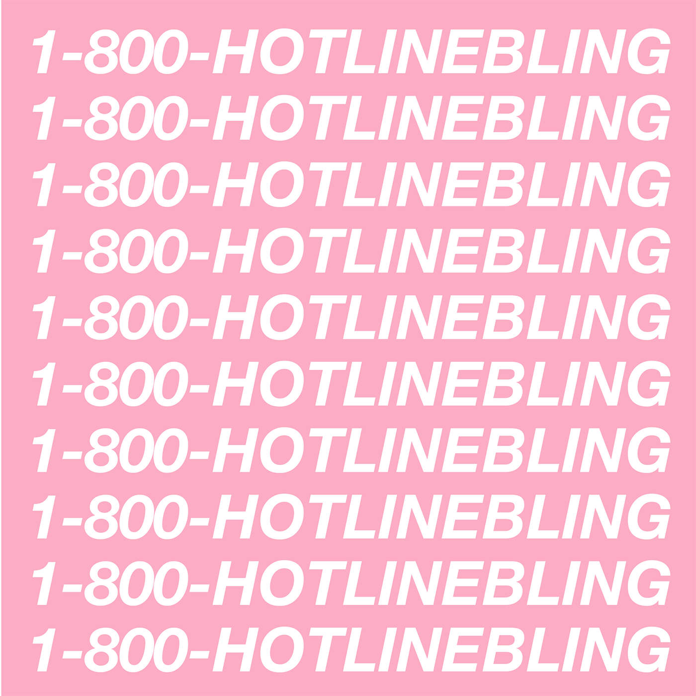 Imagem de referência de Hotline Bling, descrito nos dados abertos como single de Drake de 2015