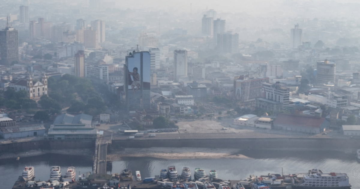 Fumaça volta a cobrir cidades do Amazonas, e Manaus registra pior qualidade do ar