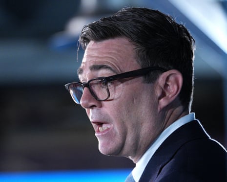 Side profile of Andy Burnham