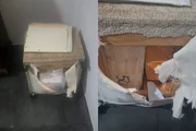 Detalhes de puff de delegada de SP em que foram encontrados mais de R$ 1 milhão