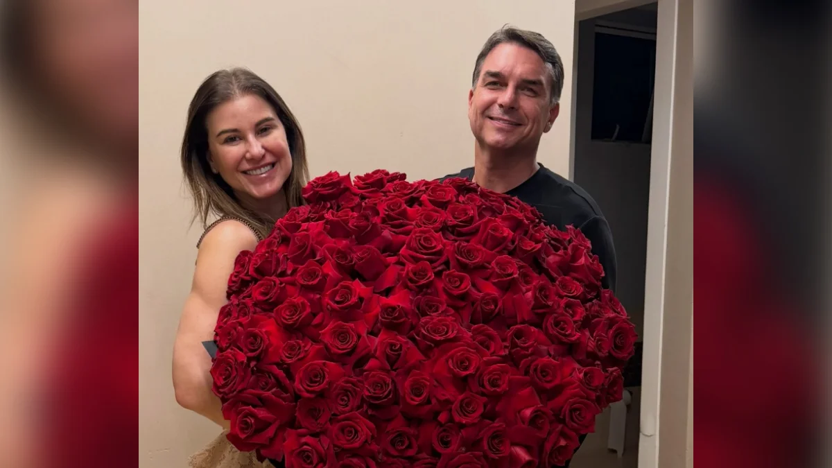 Flávio cancela participação em live para comemorar aniversário da esposa