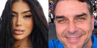 MC Mirella; Flávio Bolsonaro (Reprodução Redes Sociais) Foto: Contigo