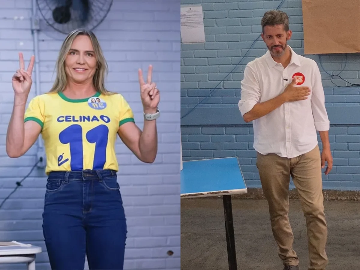Celina e Grass já votaram e aguardam apuração dos votos para o GDF
