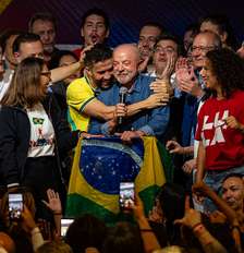Lula (PT) em primeiro discurso após ser reeleito Presidente da República Foto: Estadão Conteúdo