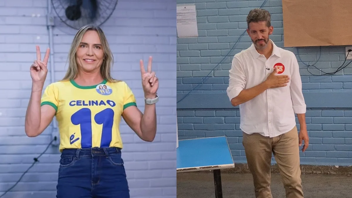 Celina e Grass já votaram e aguardam apuração dos votos para o GDF