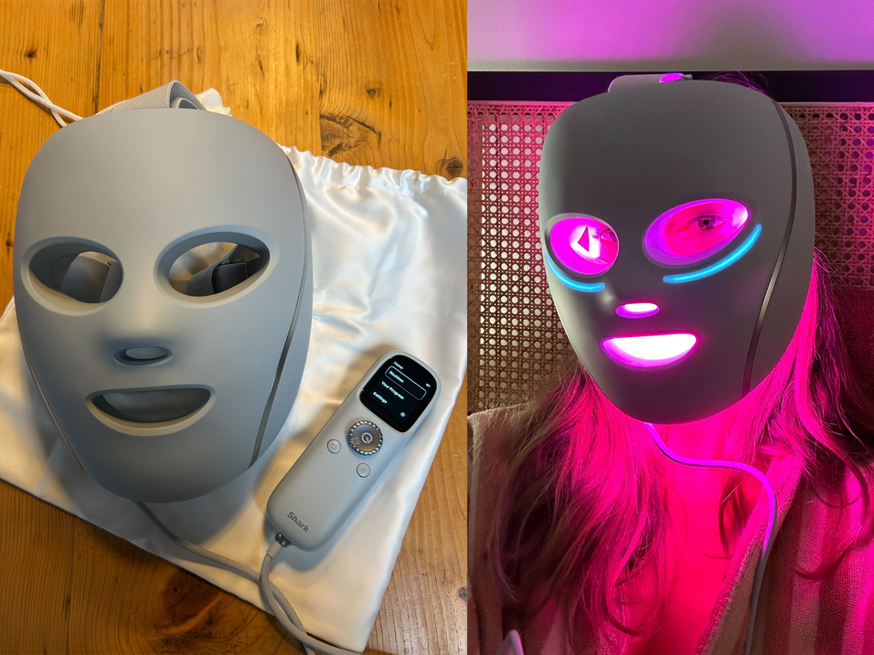 A máscara facial LED da Shark está agora no seu preço mais baixo de todos os tempos