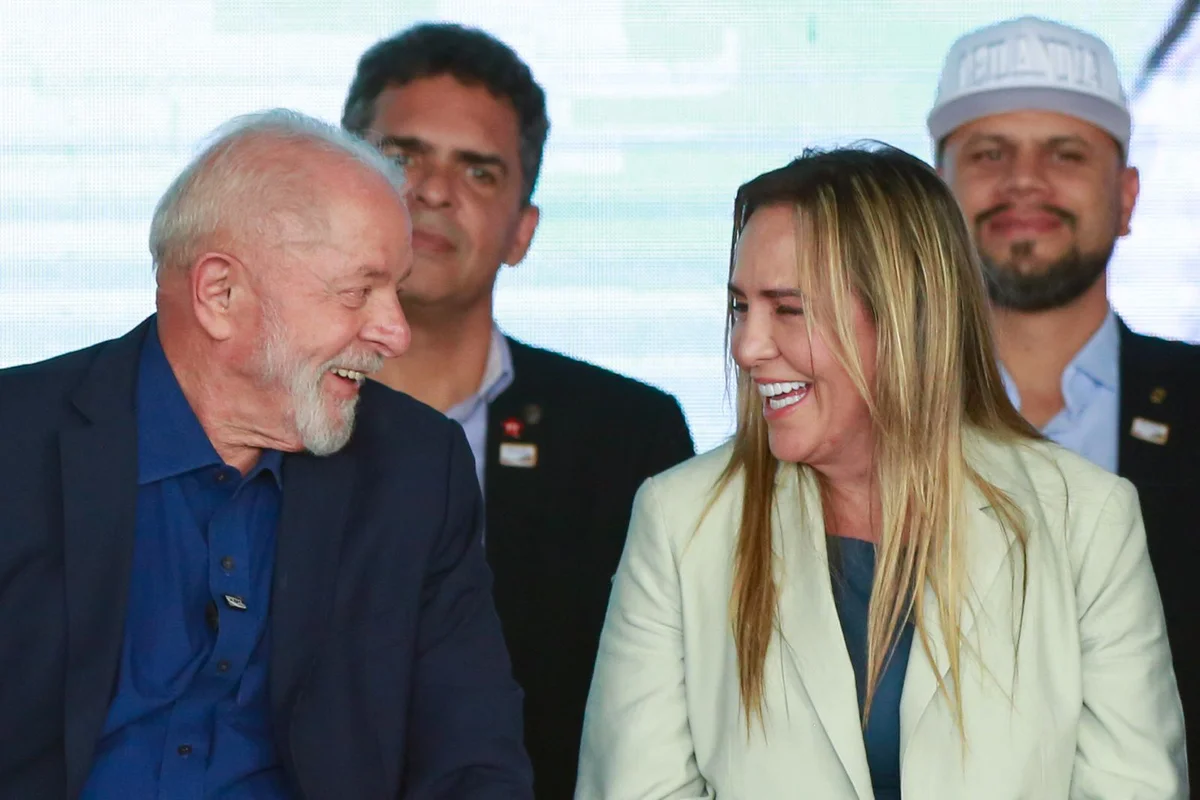 Presidente Lula ao lado da vice-governadora Celina Leão durante inauguracão do campus Sol Nascente do Instituto Federal de Educação, Ciência e Tecnologia de Brasília (IFB) - metrópoles