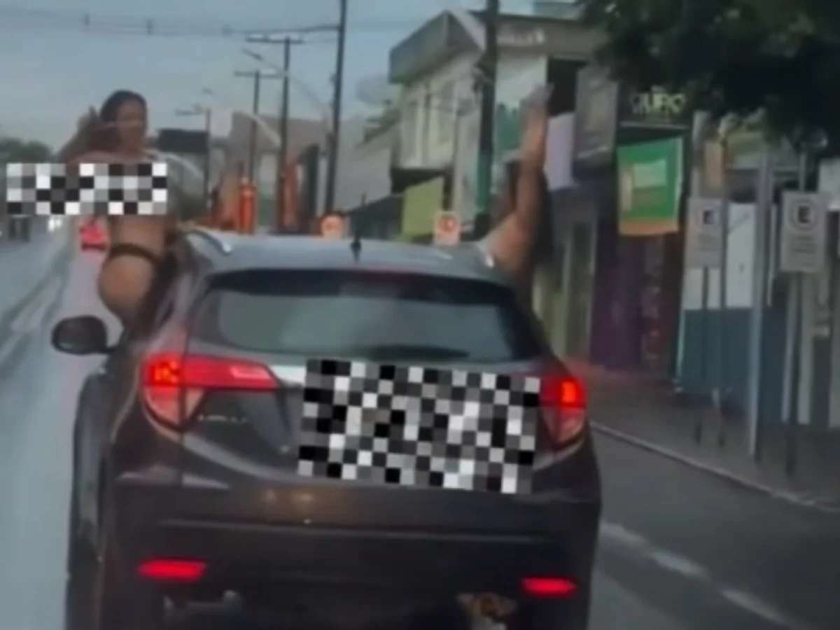 Motorista flagrado com mulheres seminuas é preso por dirigir bêbado em MT