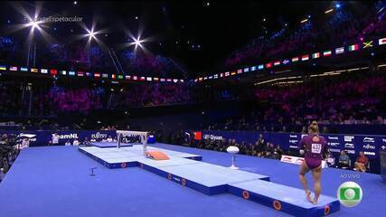 Mundial de Ginástica: Flávia Saraiva conquista bronze na trave