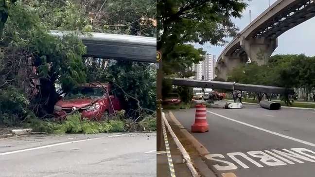 Empresa de guindaste que atingiu trem do VLT se manifesta após incidente