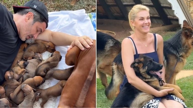 Clima de romance! Ana Hickmann se declara a Edu Guedes em ensaio fotográfico: ‘Me faz sorrir todos os dias’