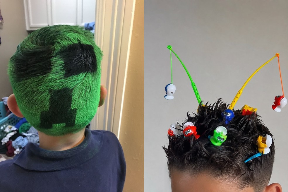 Ideias de cabelo maluco para menino: 10 opçÔes criativas para fazer em casa